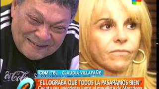 Claudia Villafañe sorprendió al aire a Galíndez y lo hizo llorar [upl. by Eiznik]