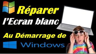 RÉPARER LE PROBLÈME DAFFICHAGE ÉCRAN BLANC SUR PC WINDOWS 1011 [upl. by Erv244]