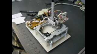 Mini Desktop Plotter Made From CDFloppy Drives [upl. by Enilav]