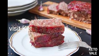 Keto Beef And Pork Meatloaf Gluten Free Low Carb Recipe [upl. by Eniamahs741]