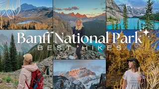 BANFFS BEST HIKES  5 Hikes Worth Doing on Your Next Visit Moderate  Hard [upl. by Crofoot]