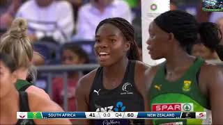 South Africa v New Zealand  Netball Quad Series  Highlights [upl. by Ardnazxela22]