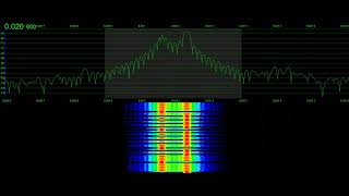 Russian Submarine VLF Communication CW FSK 211 kHz  Signal Phantom [upl. by Martynne]