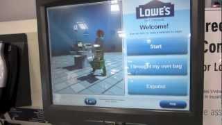 NCR SelfCheckout  Lowes [upl. by Adnirual294]