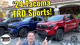 All 3 Interiors  2024 Tacoma TRD Sport  Interior Key Features [upl. by Aicel]