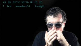 How to play quotWonderful Tonightquot on harmonica by Eric Clapton G [upl. by Aitnuahs638]