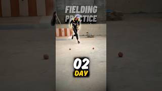 Fielding Practice  Day 02 📍 Fielding Drill in Cricket  30dayschallenge fielding shorts [upl. by Leeann]