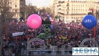 Manif Pour Tous  Naissance dun phénomène mondial 02022014 [upl. by Mascia]