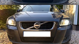 How to replace headlight bulbs on Volvo V50 C30 amp S40 20042012 super easy [upl. by Jonati969]