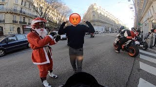 IL VEUT SE BATTRE  😡 RIDE DES PÈRES NOËL 2018 [upl. by Sweeney]