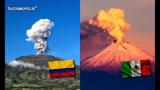 10 VOLCANES MÁS PELlGRÔSÔS de AMÉRICA LATINA 2 ESTÁN en MÉXICO [upl. by Zita]