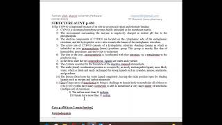 cytochrome P450 enzymesstructurefunctionMOAcomposition [upl. by Erdnad]