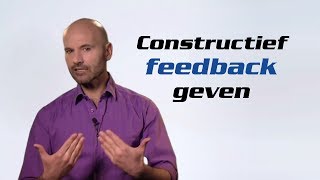 Constructief feedback geven [upl. by Hanimay922]