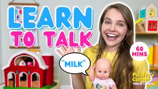 Learn to Talk  Baby Learning 4  First Words amp Sentences  Sign Language for Babies amp Toddlers [upl. by Anauqcaj]