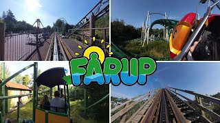 ALL Roller Coasters  Fårup Sommerland 4K Onride POV [upl. by Bolton]