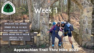 Week 1  Appalachian Trail Thru Hike 2023 [upl. by Loos99]