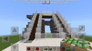 Minecraft PE escalator [upl. by Laehctim]