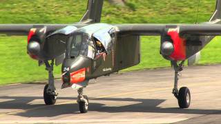 OV10B Bronco FAZKM in Buochs LSZC [upl. by Eleik]