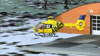 Großeinsatz Hubschrauber Einsatz für den Christoph XX FSX [upl. by Jeffery765]