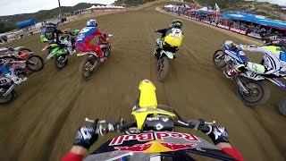 GoPro Ken Roczen Moto 2  Glen Helen MX Lucas Oil Pro Motocross Championship 2015 [upl. by Gnah500]