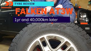 Falken Wildpeak AT3W review  1yr 40000km [upl. by Haiel]