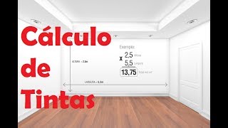 Como calcular TINTAS para pintar paredes engenharianaprática [upl. by Akinhoj65]