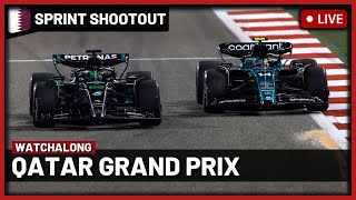 F1 Live  Qatar GP Sprint Shootout Watchalong  Live timings  Commentary [upl. by Gimble]