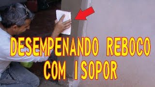 Olhe com o que esse pedreiro desempena reboco de parede [upl. by Elmo62]