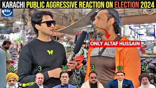 KARACHI PUBLIC AGRESSIVE REACTION ON ELECTION 2024  ROAD PHATEEKH  SALMAN SAIF [upl. by Willamina23]