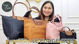 THE BAG REVIEW LONGCHAMP LE PLIAGE SIZES  CLASSIC LARGE LONG HANDLE  BESTSELLERS [upl. by Mor14]