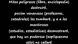 Mitos peligrosos Letra [upl. by Ahsaten]