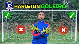 FIZ O TESTE PARA SER GOLEIRO NO INTERCLASSE DO Rikinho ‹ Hariston › [upl. by Ranice]