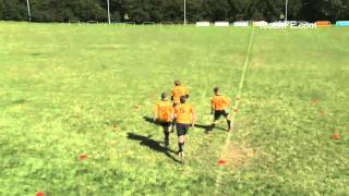 Rugby Drills  Pass amp Pop [upl. by Montfort159]