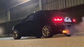 Brutal Common Rail Diesel Popcorn Flame Limiter  Stage 3 20TDI  320HP  650Nm  Audi A1  France [upl. by Gorrian776]