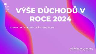 Výše důchodů v roce 2024 [upl. by Denny106]