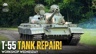 WORKSHOP WEDNESDAY T55 Main Battle Tank Repair ☭ [upl. by Aenehs]