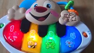 FisherPrice Laugh amp Learn Puppys Piano toy [upl. by Lladnek199]