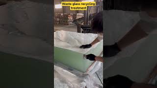 Waste glass recycling treatment machine slidingwindowsforbalcony [upl. by Ecinrahs62]