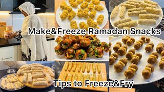 My Pre Ramadan preparation 2024✨🌙MakeampFreeze Iftar2024Snacks for RamadanbyJamshi recipes [upl. by Nitfa346]