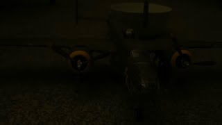 B25 model engine startup [upl. by Nashoma]