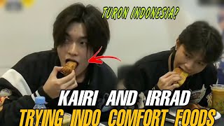 ONIC KAIRI AND RRQ IRRAD TRYING INDO COMFORT FOODS [upl. by Oir]