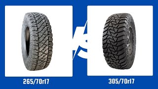 Tire Size 26570r17 vs 30570r17 [upl. by Dnomso930]