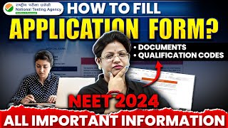 NTA Latest Update NEET2024 🚨  How to Fill NEET Application Form  Qualifying Examination Codes ✅ [upl. by Brnaby]