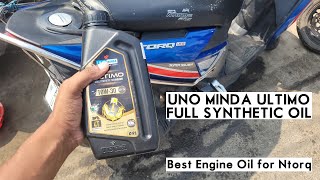 Uno Minda Ultimo 10w30  Best Engine Oil for Ntorq [upl. by Yance]