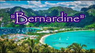 PAT BOONE BERNARDINE  lyrics [upl. by Erminie]