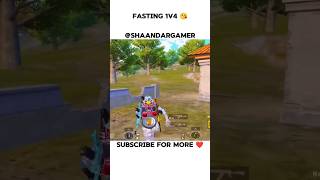 SHAANDAR GAMER ❤️ BGMI GAMEPLAY 1 V 4 bgmitrendingviralgeming shortshortsshaandargamer4594 [upl. by Nath]