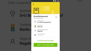 Bedienung TicketApp  Android [upl. by Knox]