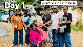 Day 1 of mount abu trip with family after 12 years❣️mountabu foodtour [upl. by Akital]