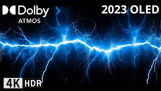 DOLBY ATMOS sound Design THUNDER STORM 4K HDR 60FPS Dolby Vision [upl. by Naid]