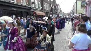 Rochester Dickens Festival 2014 Parade [upl. by Eyks]